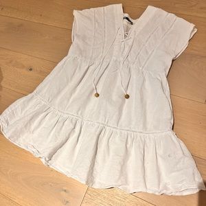 Linen Blend Summer Dress